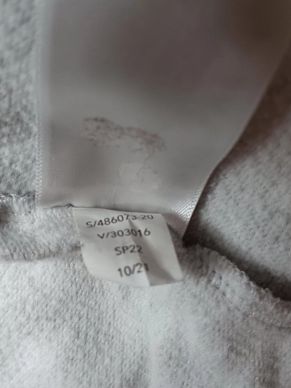Athleta Purana Wrap Sweatshirt Large Gray Heather Ribbed Long Sleeve Top - Picture 12 of 15
